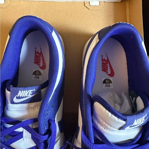 Nike Blue and White Sneakers - Picture 4 of 6